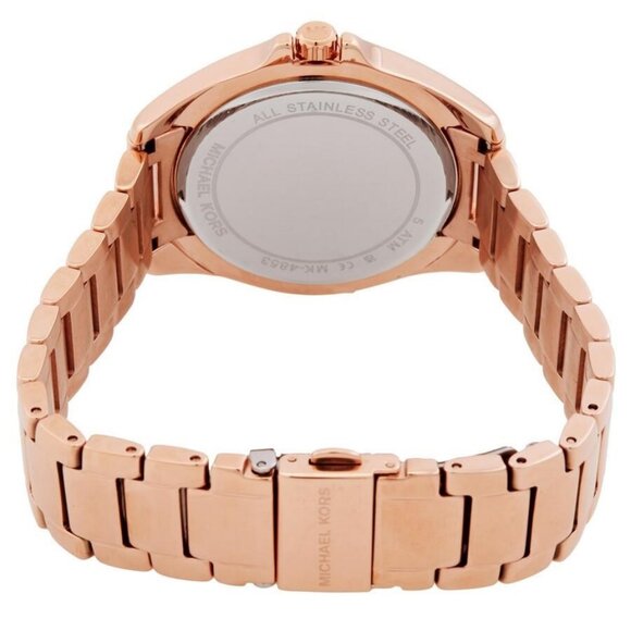 NWT Authentic Michael Kors Kaycie Pave Quartz Crystal Silver Dial Women's Watch - Picture 3 of 3